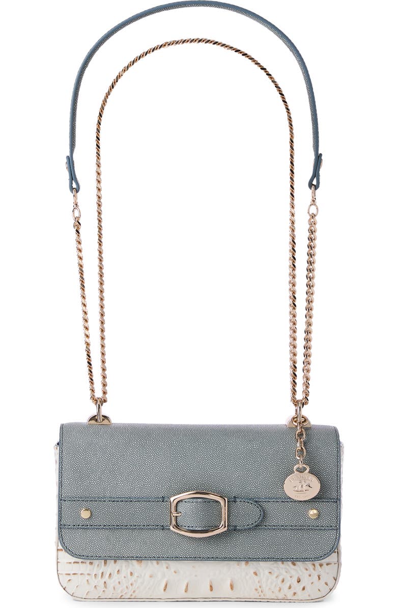 Brahmin Rosa Embossed Leather Crossbody Bag, Alternate, color,