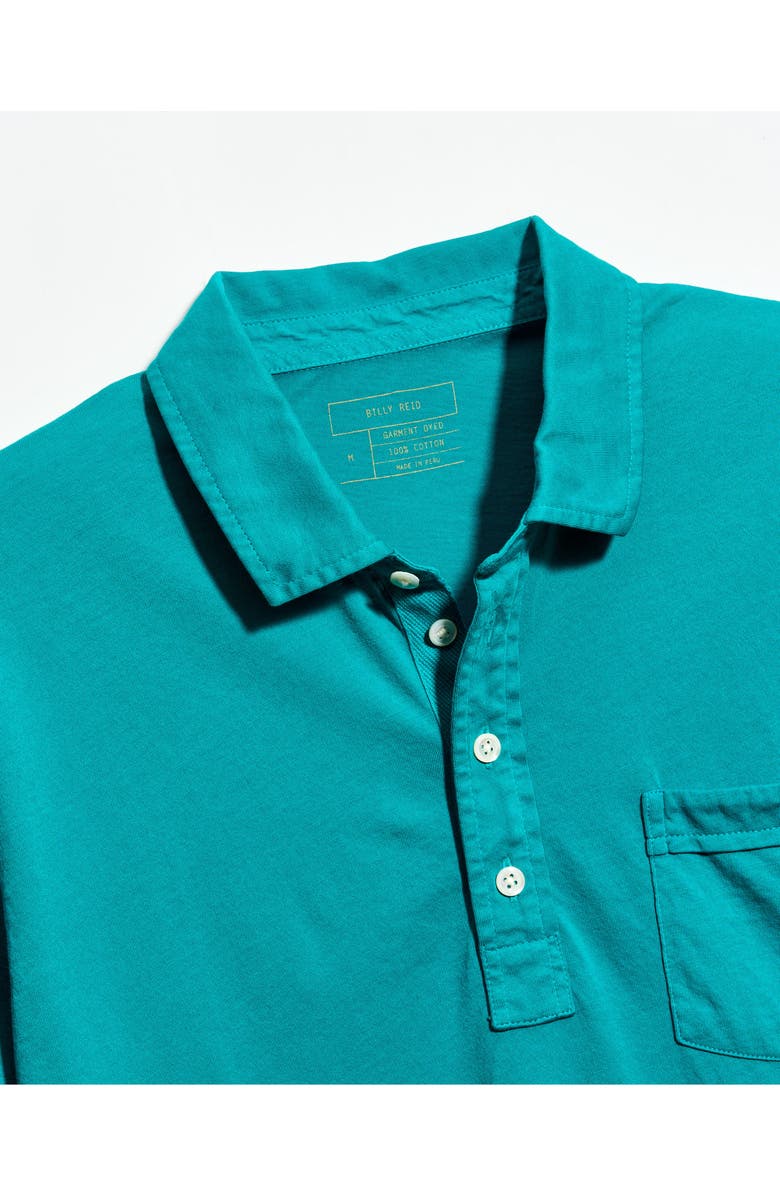 Billy Reid Pensacola Organic Cotton Polo, Alternate, color, Fanfare