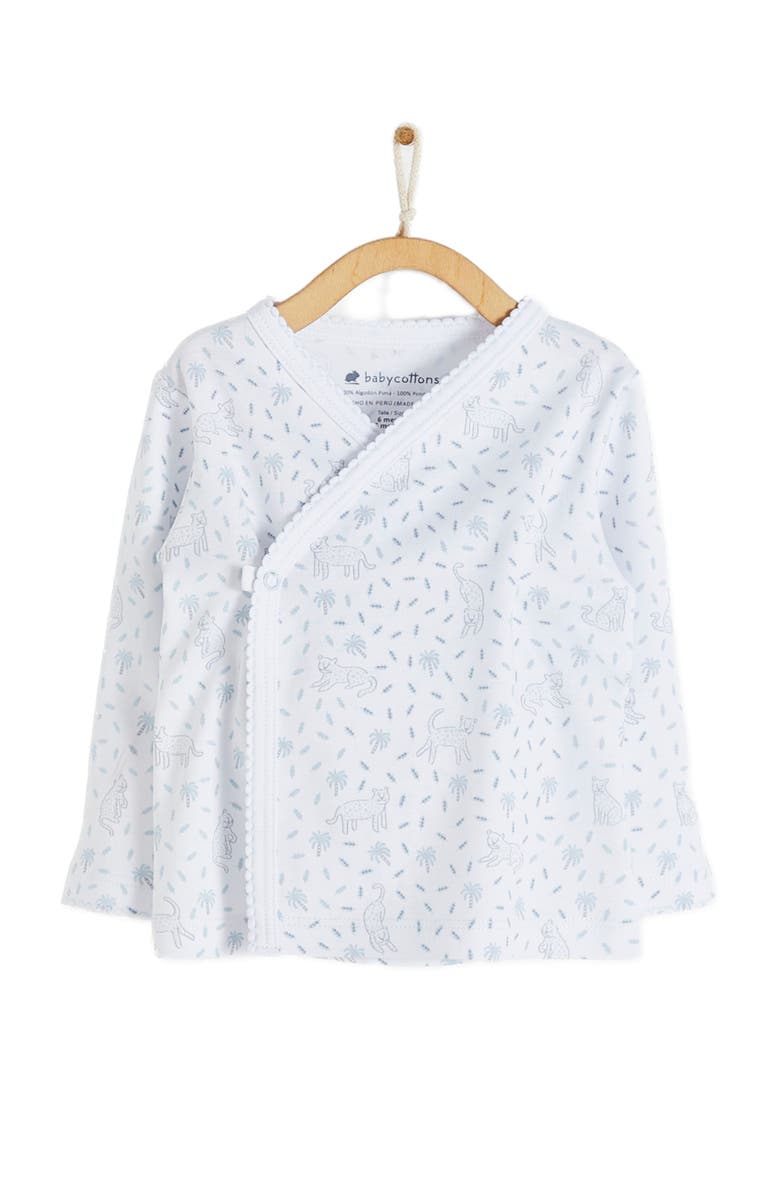 Babycottons Premium Peruvian Pima Cotton Tiggy Kimono & Pants Set for Infant, Alternate, color, Printed