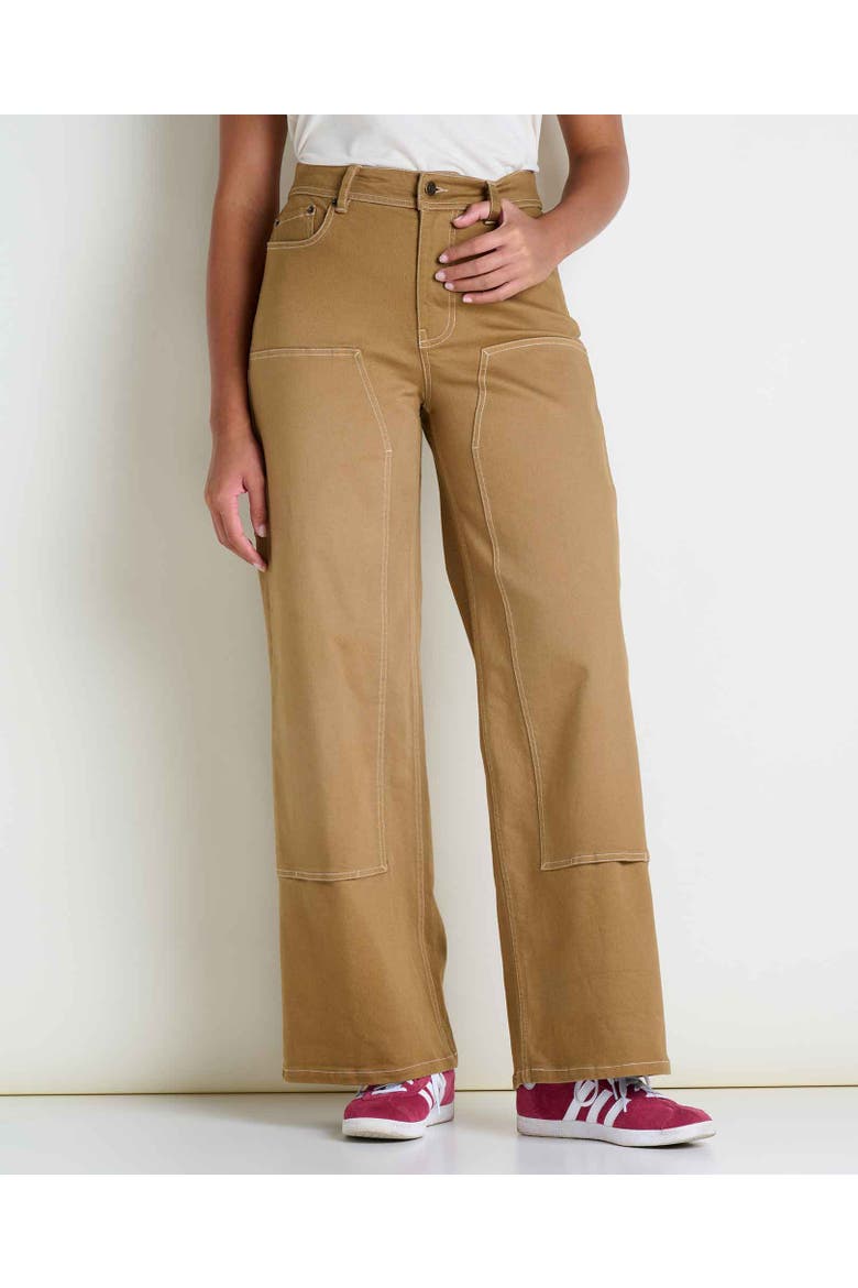 Balsam  Wide Leg Utility Pant, Main, color, Honey Brown