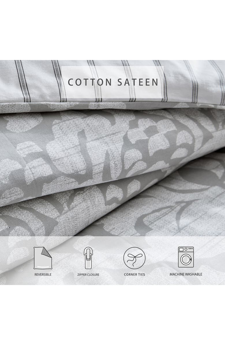 STONE COTTAGE Camden Cotton Sateen Comforter & Sham Set, Alternate, color, Lt-Pastel Grey