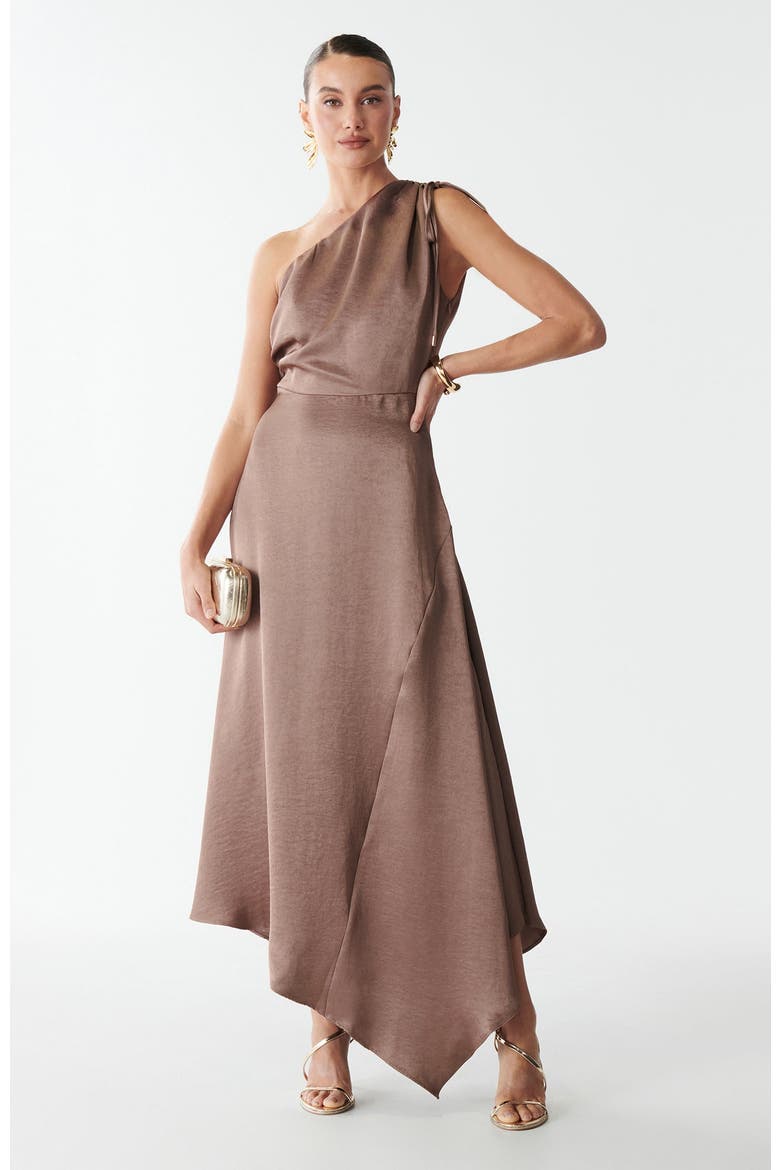 Eleanor Midi Dress, Main, color, Mocha
