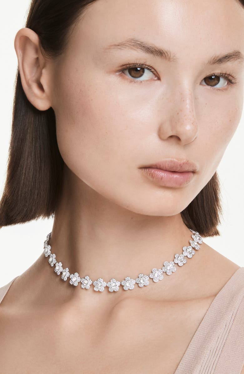 Swarovski Crystal Collar Necklace, Alternate, color, 