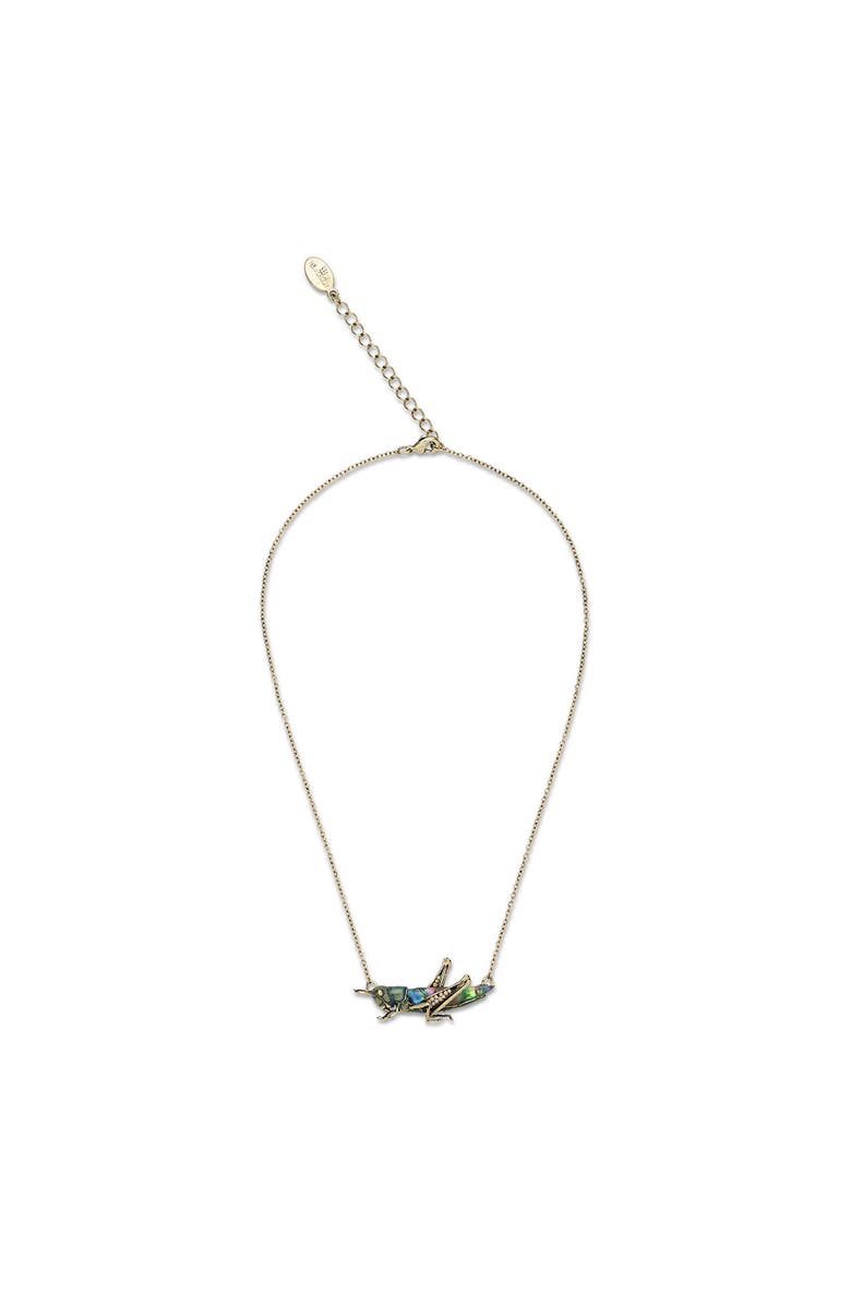 Bill Skinner Studio Grass Hopper Necklace, Alternate, color, Grass Hopper