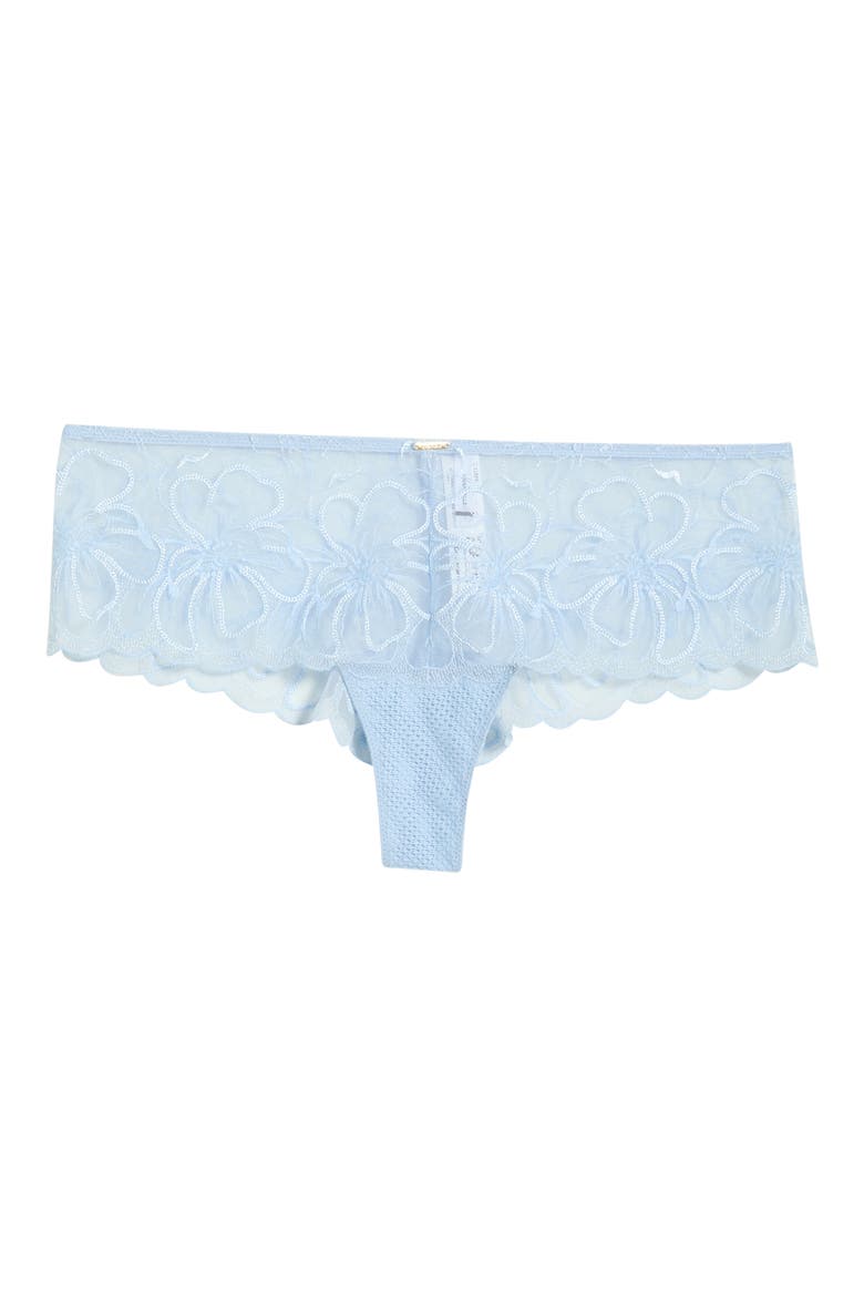 Fleurs Hipster Tanga, Alternate, color, ICY FLOWER