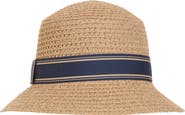 Vince Straw Open Weave Cloche