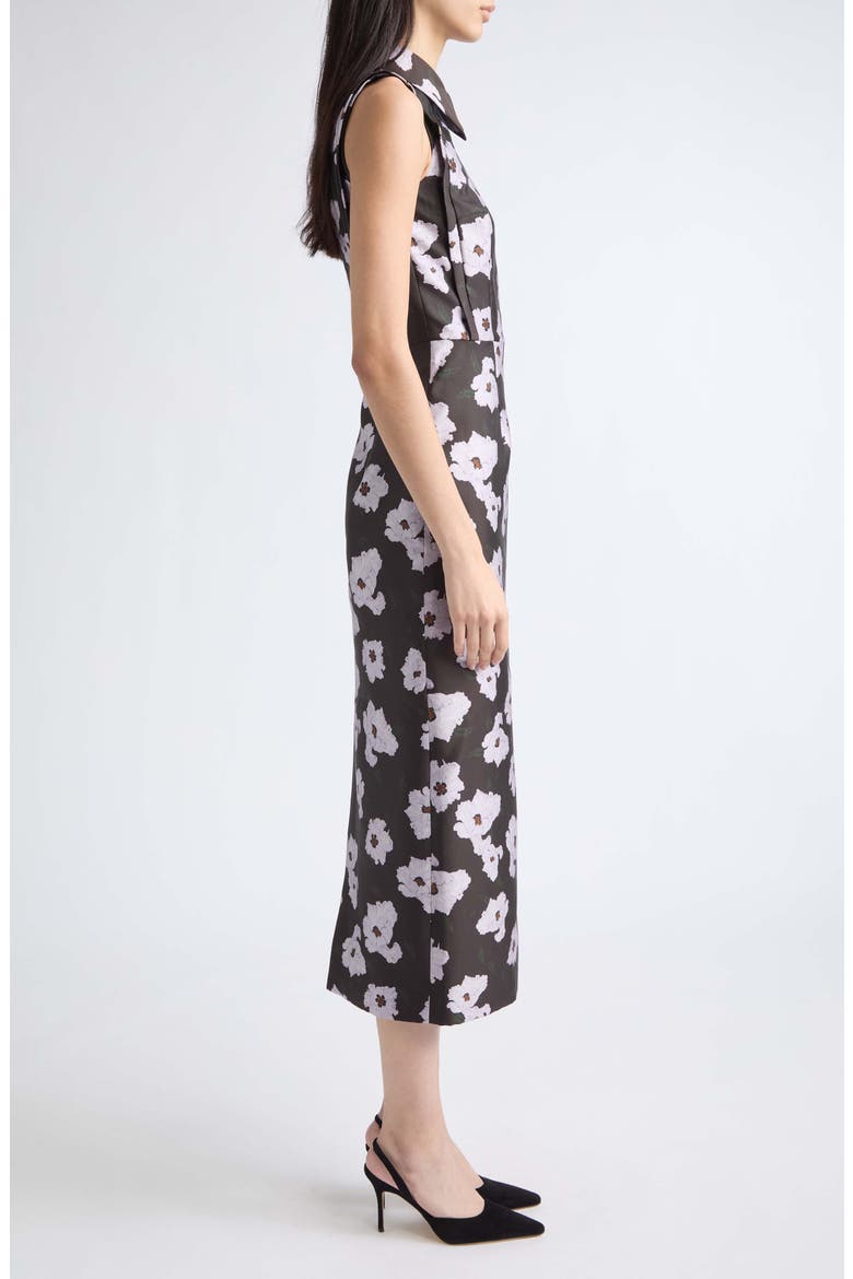 Rain Sleeveless Dress, Alternate, color, BREEZY POPPY-CHOC/LILAC