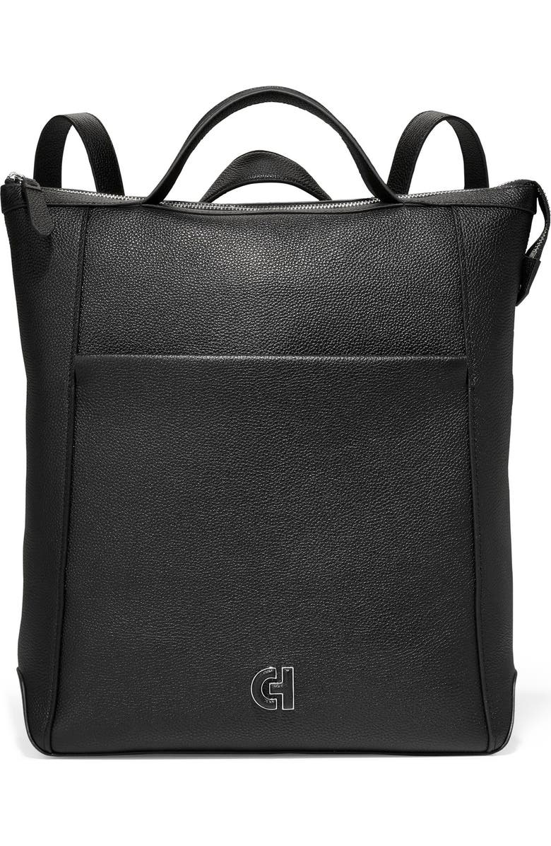 Cole Haan Grand Ambition Leather Convertible Luxe Backpack, Main, color,