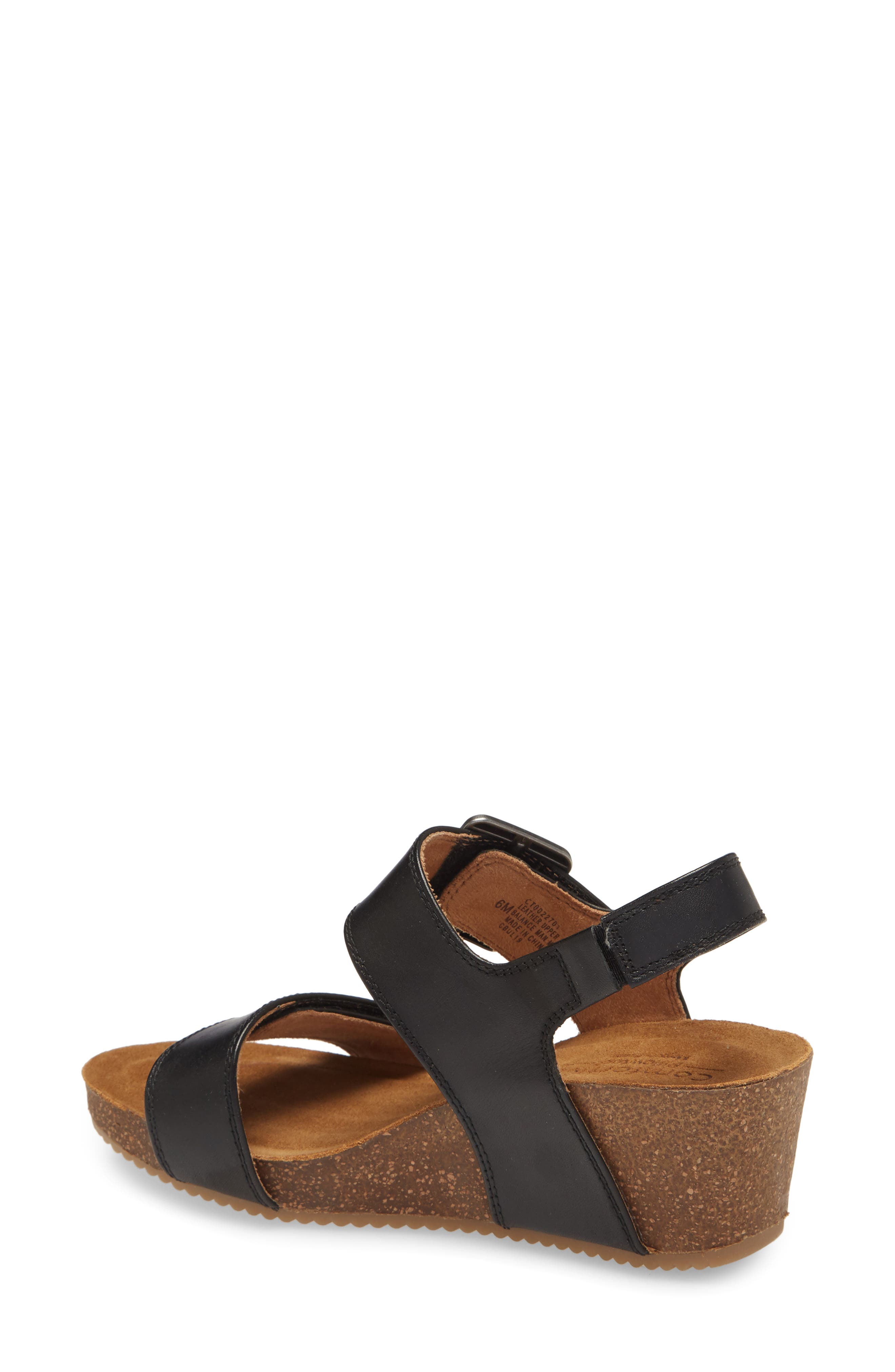 Comfortiva Emberly Wedge Sandal, Alternate, color, 