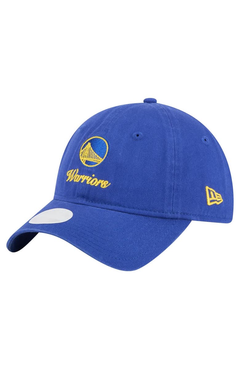 New Era Women's New Era  Royal Golden State Warriors Gameday Preppy 9TWENTY Adjustable Hat, Main, color, Royal