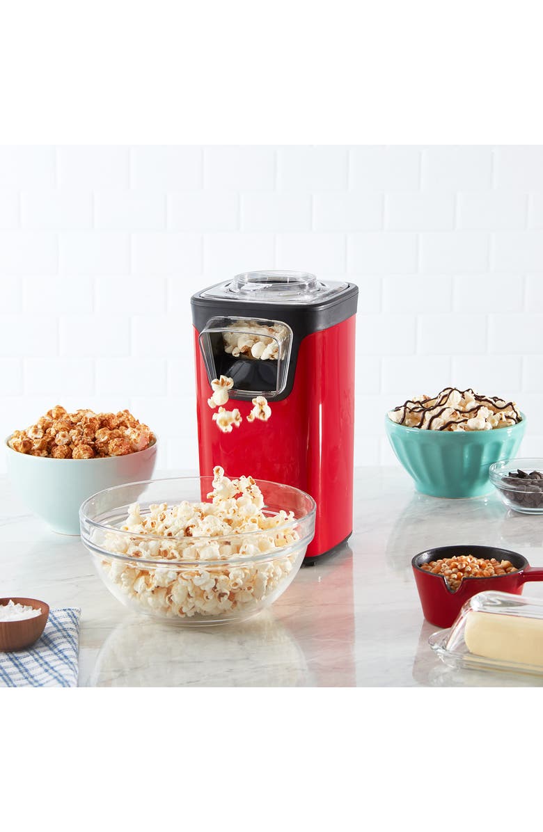 Dash Turbo Pop Popcorn Maker, Alternate, color, Red