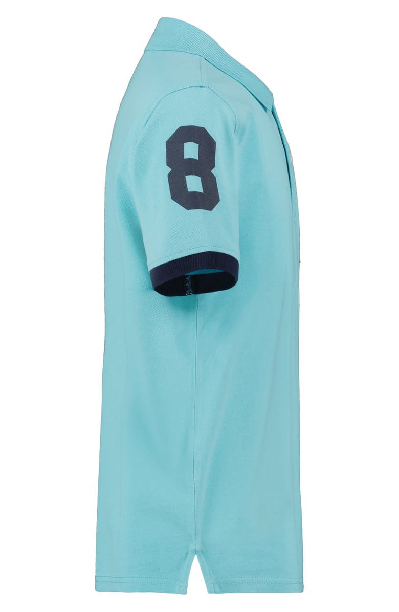 Tommy Hilfiger Kids' Matt Polo, Alternate, color, Amazonite