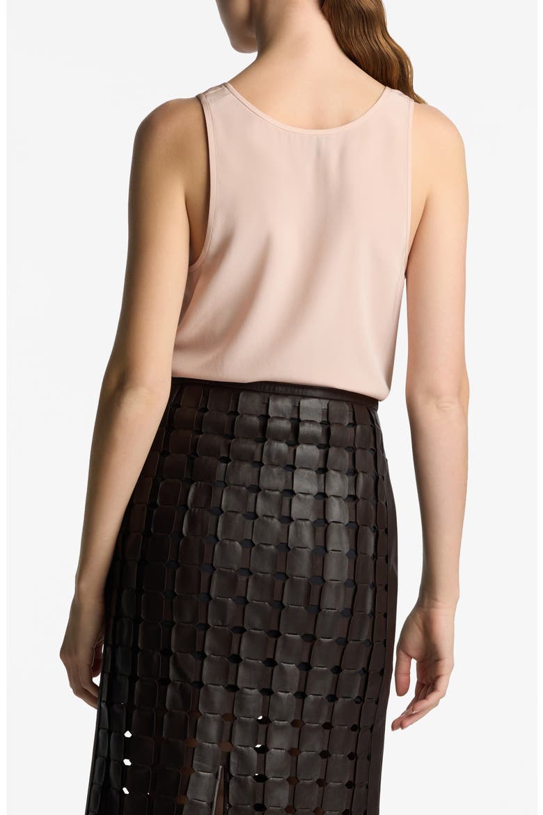 Silk Crêpe de Chine Tank, Alternate, color, LIGHT BLOSSOM