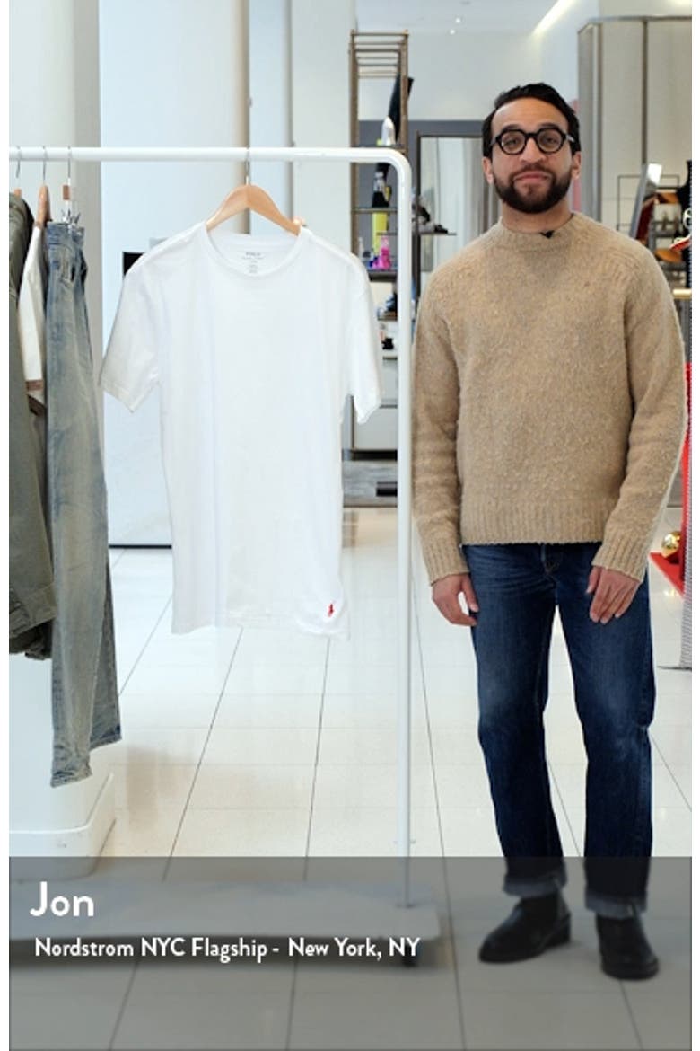 3-Pack Slim Fit Crewneck T-Shirt video