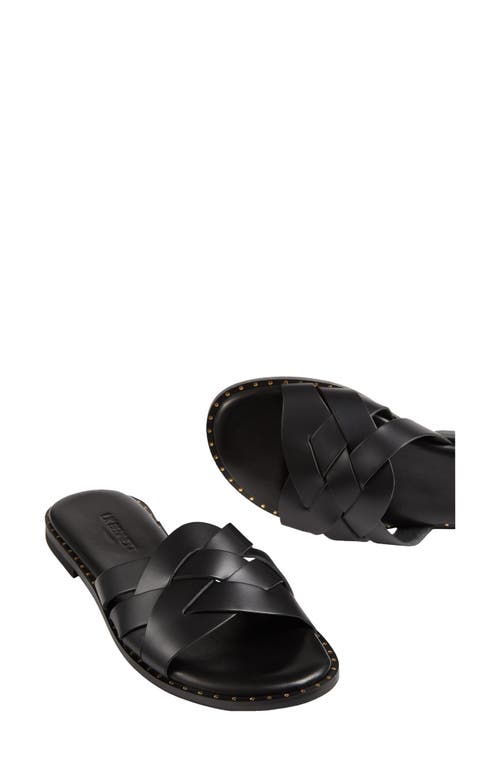 Lk Bennett Womens Bla-black Amara Criss-cross Strap Leather Sandals In Multi