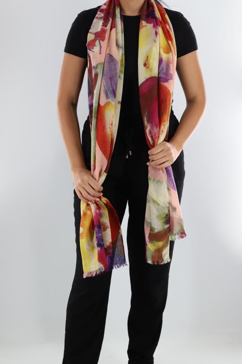 La Fiorentina Watercolor Print Scarf