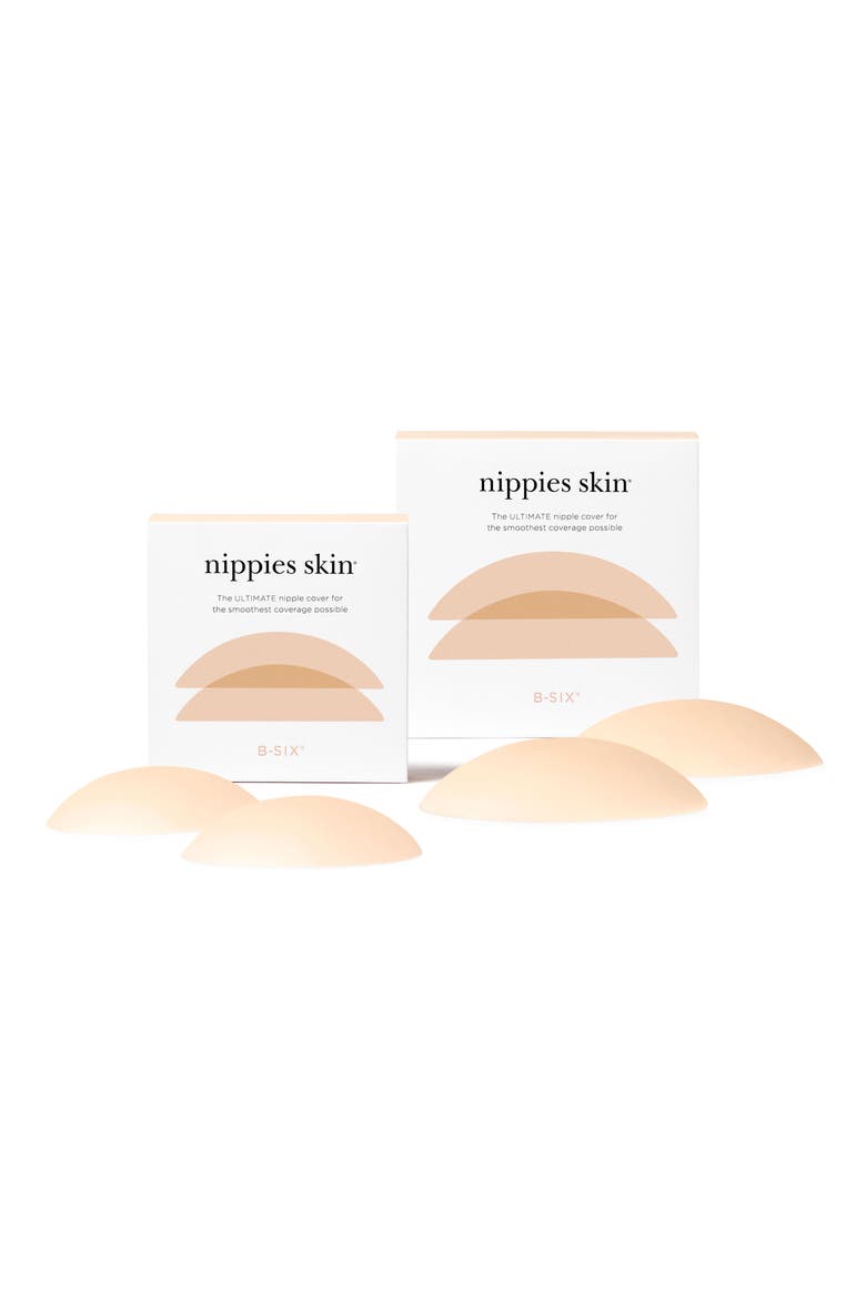 by Bristols Six Skin Reusable Adhesive Nipple Covers, Alternate, color, Creme