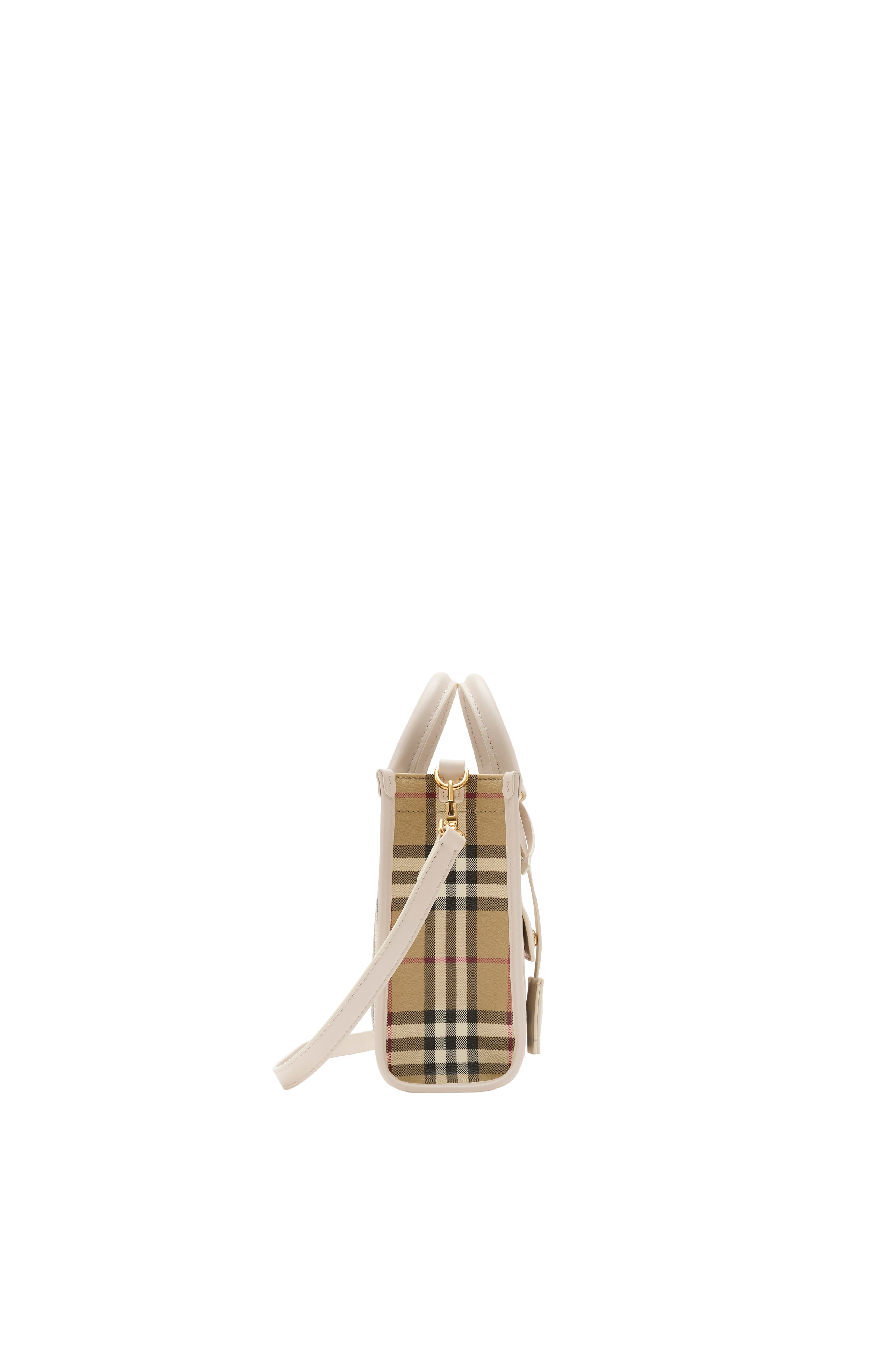 Mini Freya Tote, Alternate, color, Vintage check/soap beige