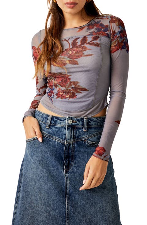 Betty's Garden Mesh Top
