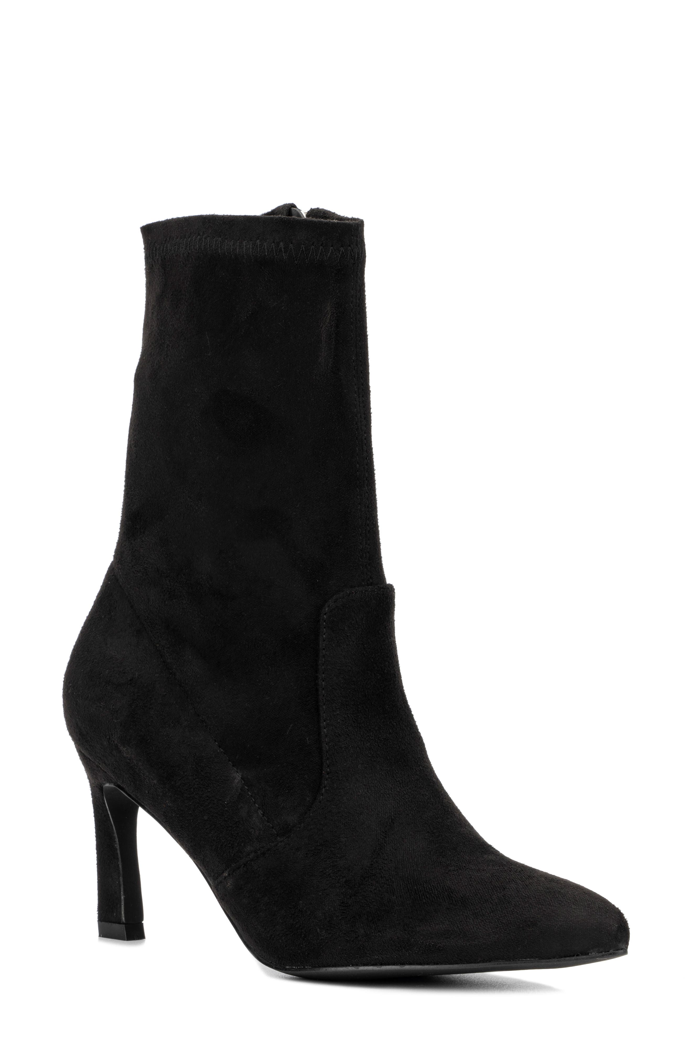 NEW YORK AND COMPANY Xandra Pointed Toe Bootie, Main, color, 