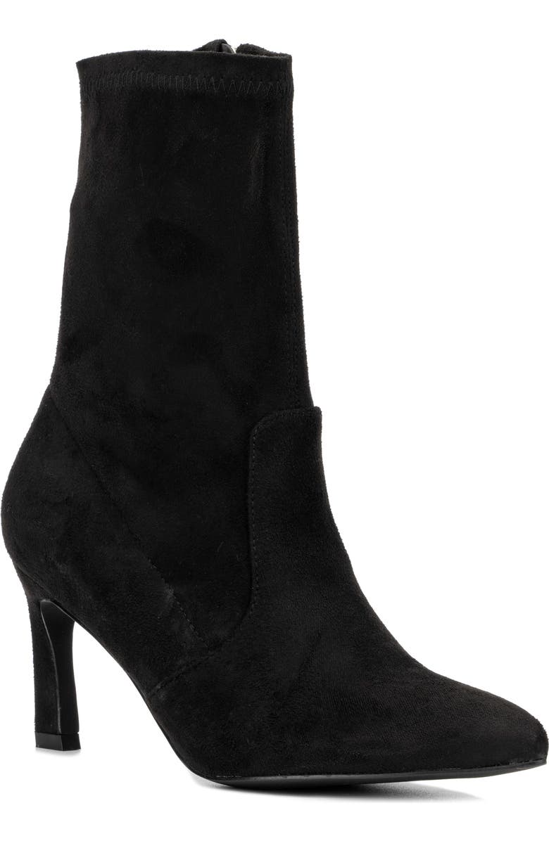 NEW YORK AND COMPANY Xandra Pointed Toe Bootie, Main, color,