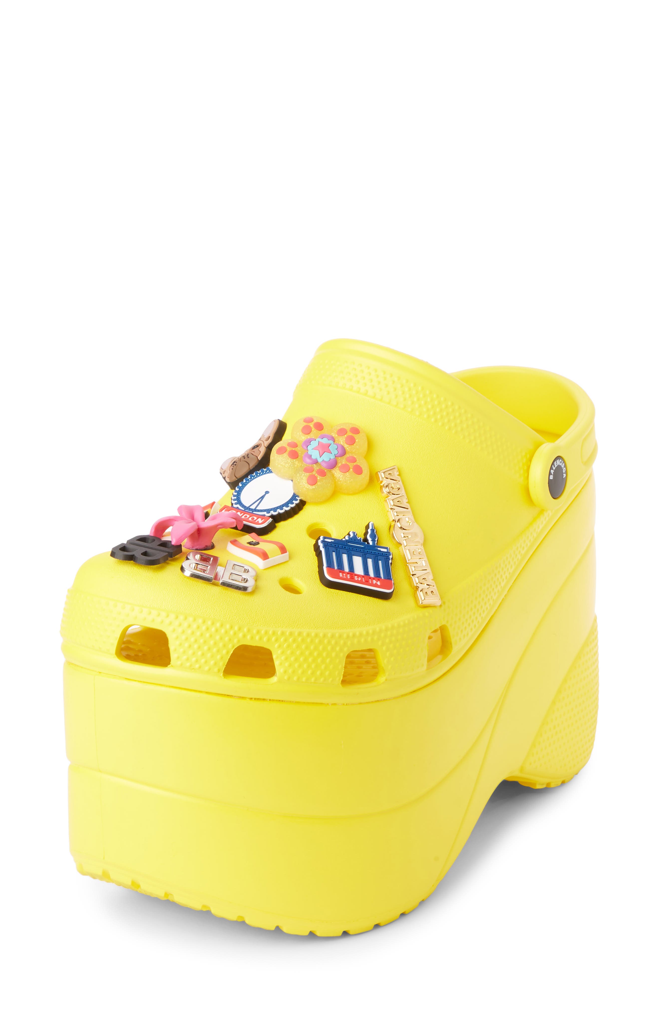 Balenciaga Foam Embellished Platform Clog, Main, color, 