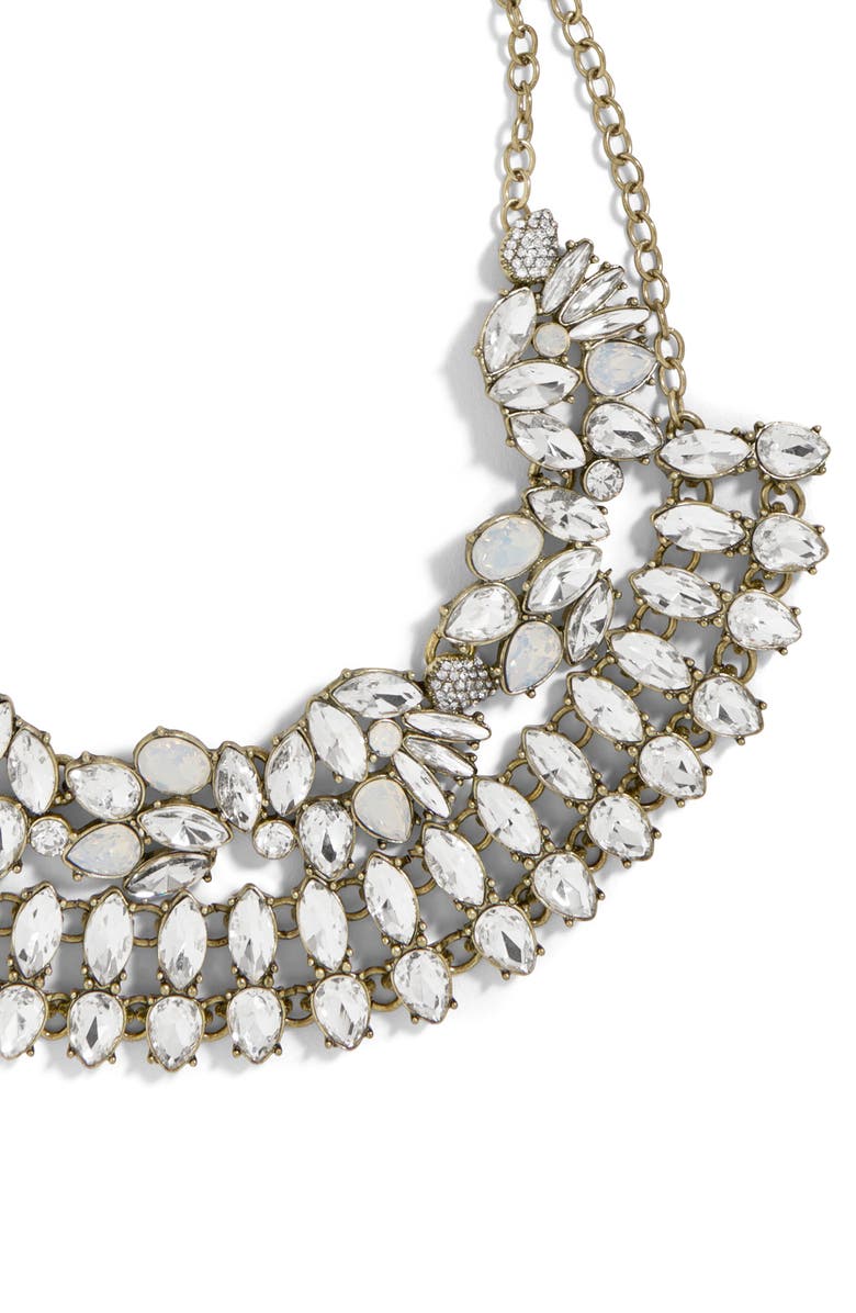 BaubleBar Evangeline Crystal Statement Necklace, Alternate, color,