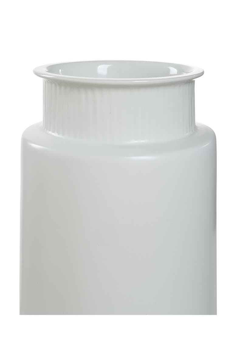 Renwil Zena Glazed Porcelain Vase, Alternate, color, Glazed Matte Off-White Finish