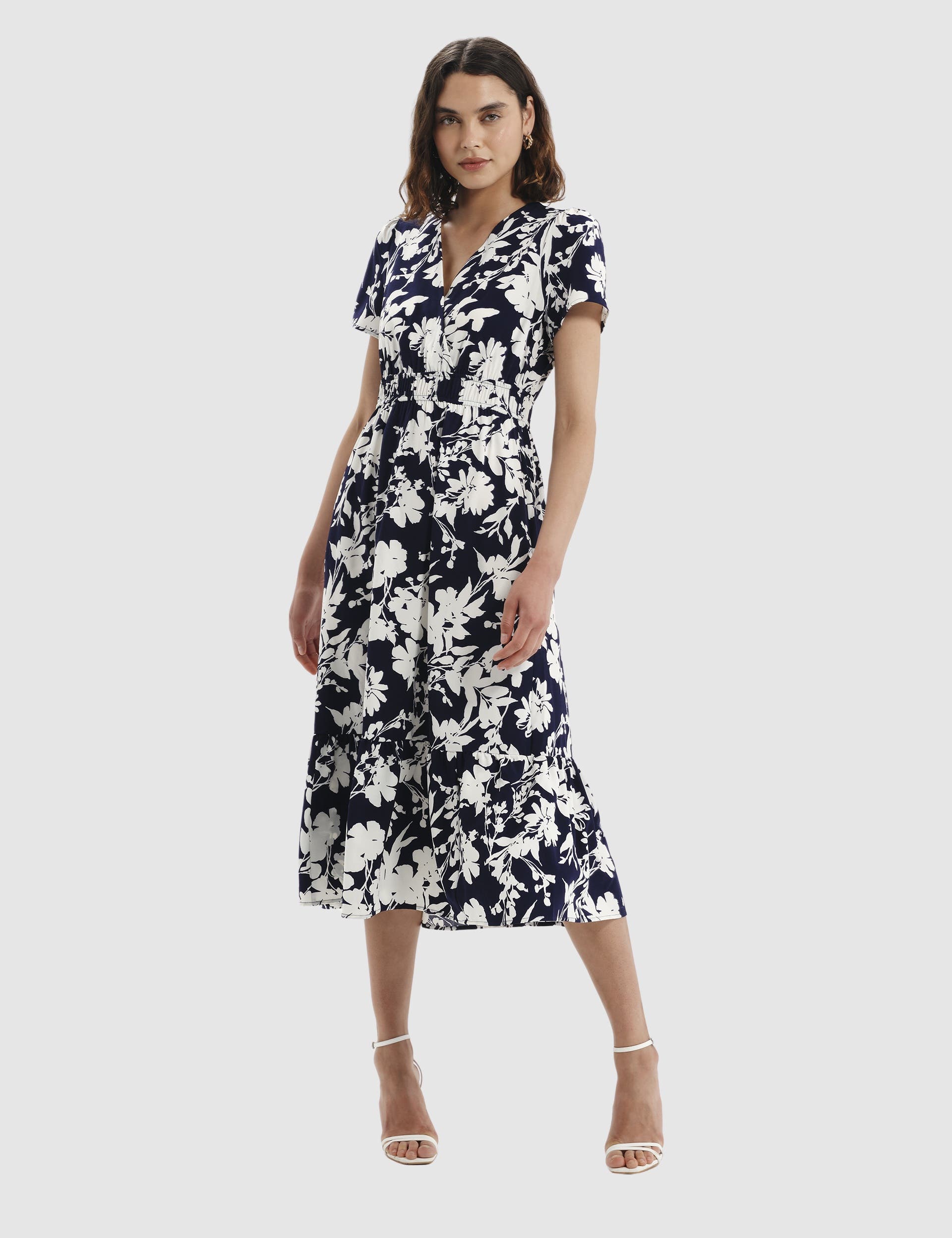 Navy Floral