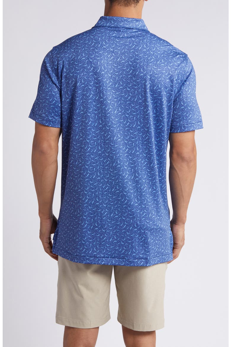Hammer Time Shark Print Performance Golf Polo (Men) | Nordstromrack