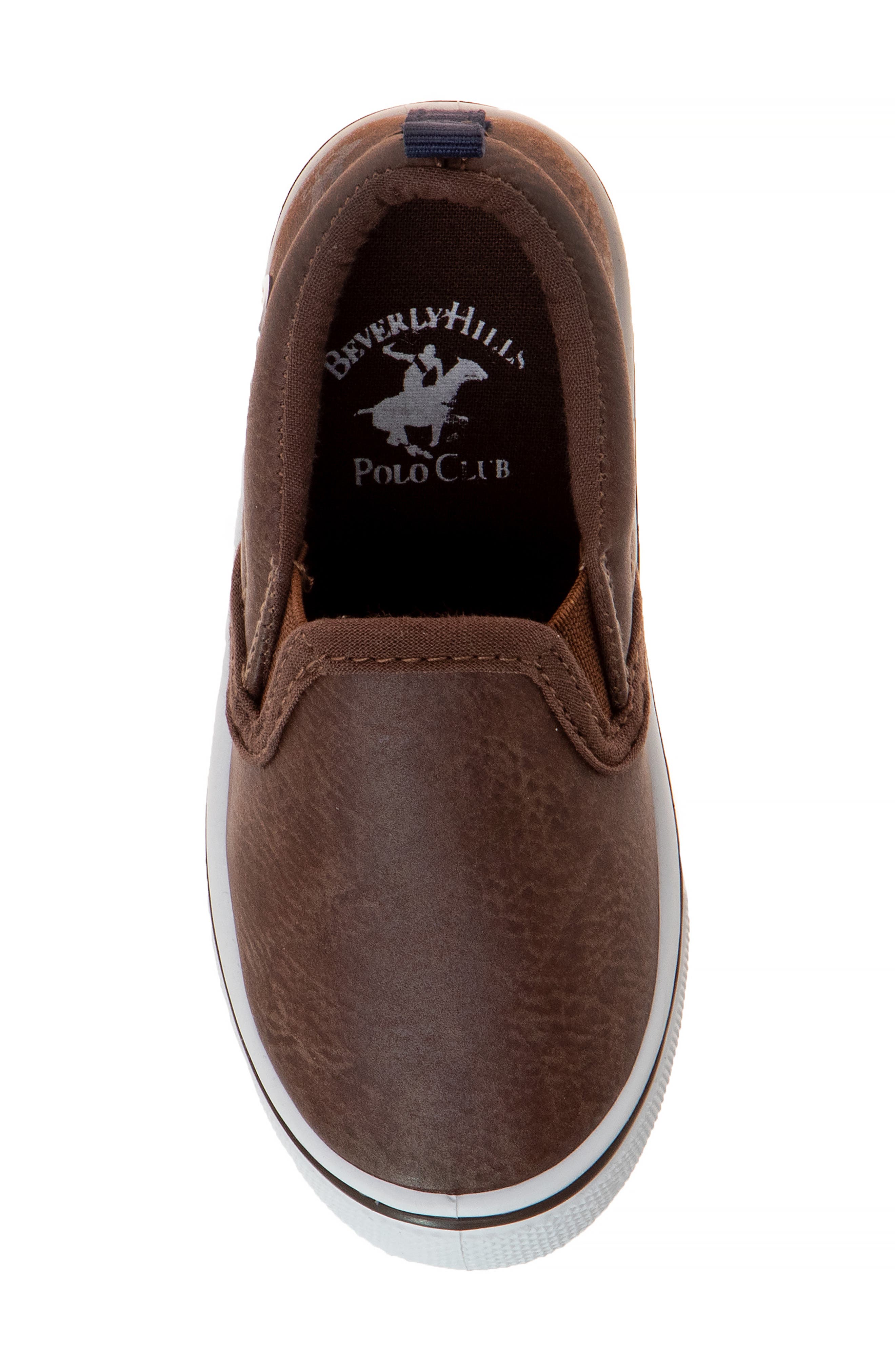 Kids' Perforated Sneaker, Alternate, color, BROWN