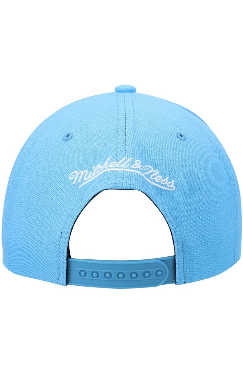 Mitchell & Ness Men's Mitchell & Ness Powder Blue Los Angeles Lakers Hardwood Classics Team Ground 2.0 Snapback Hat, Alternate, color, Light Blue