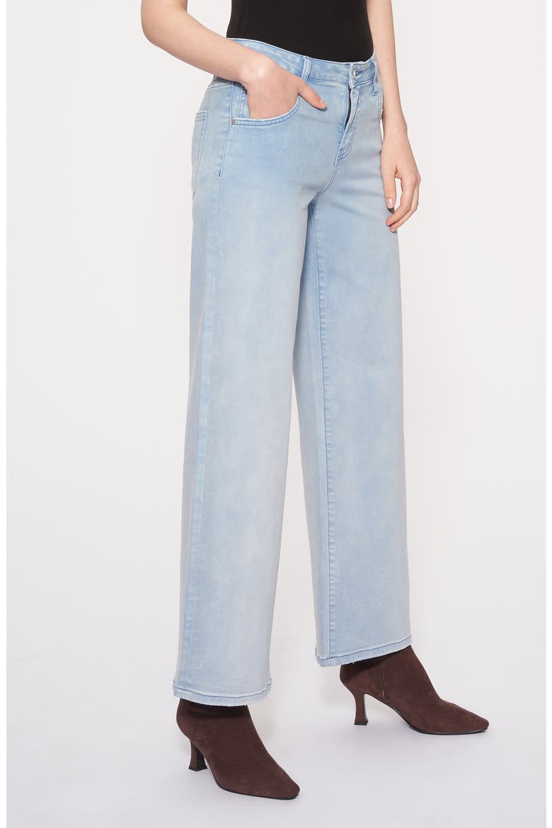 Mid Rise Wide Leg Jeans, Alternate, color, GRADIENT BLUE