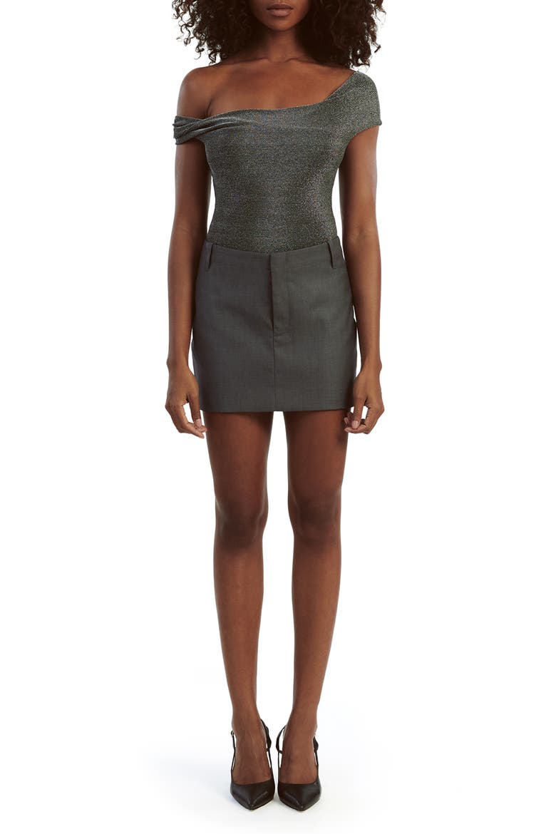 Maika Miniskirt, Alternate, color, DARK GREY