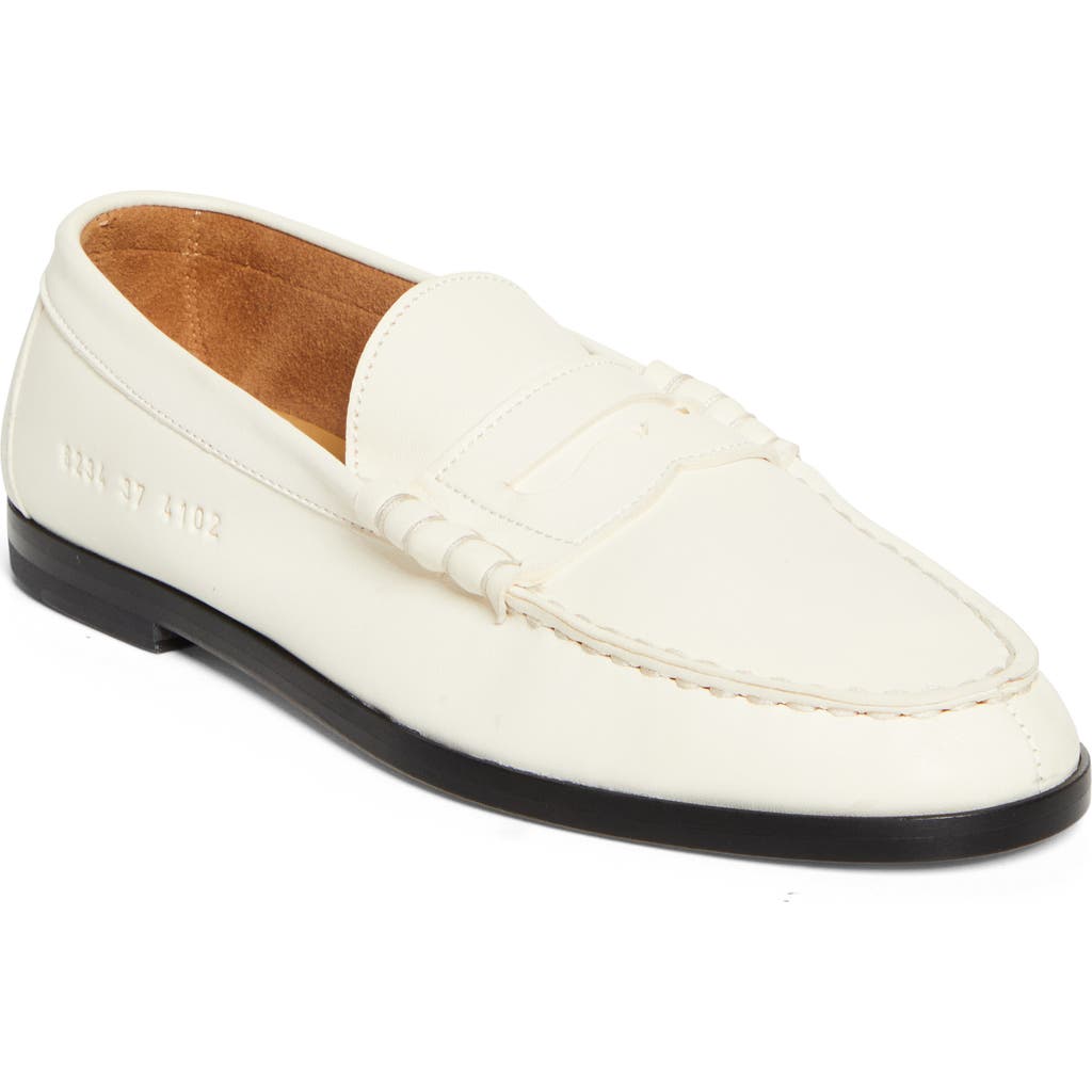 Common Projects Soft Penny Loafer in 4102 Off White at Nordstrom, Size 40
