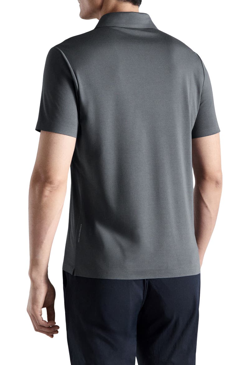 Comfort Stretch Polo, Alternate, color, DARK GREY