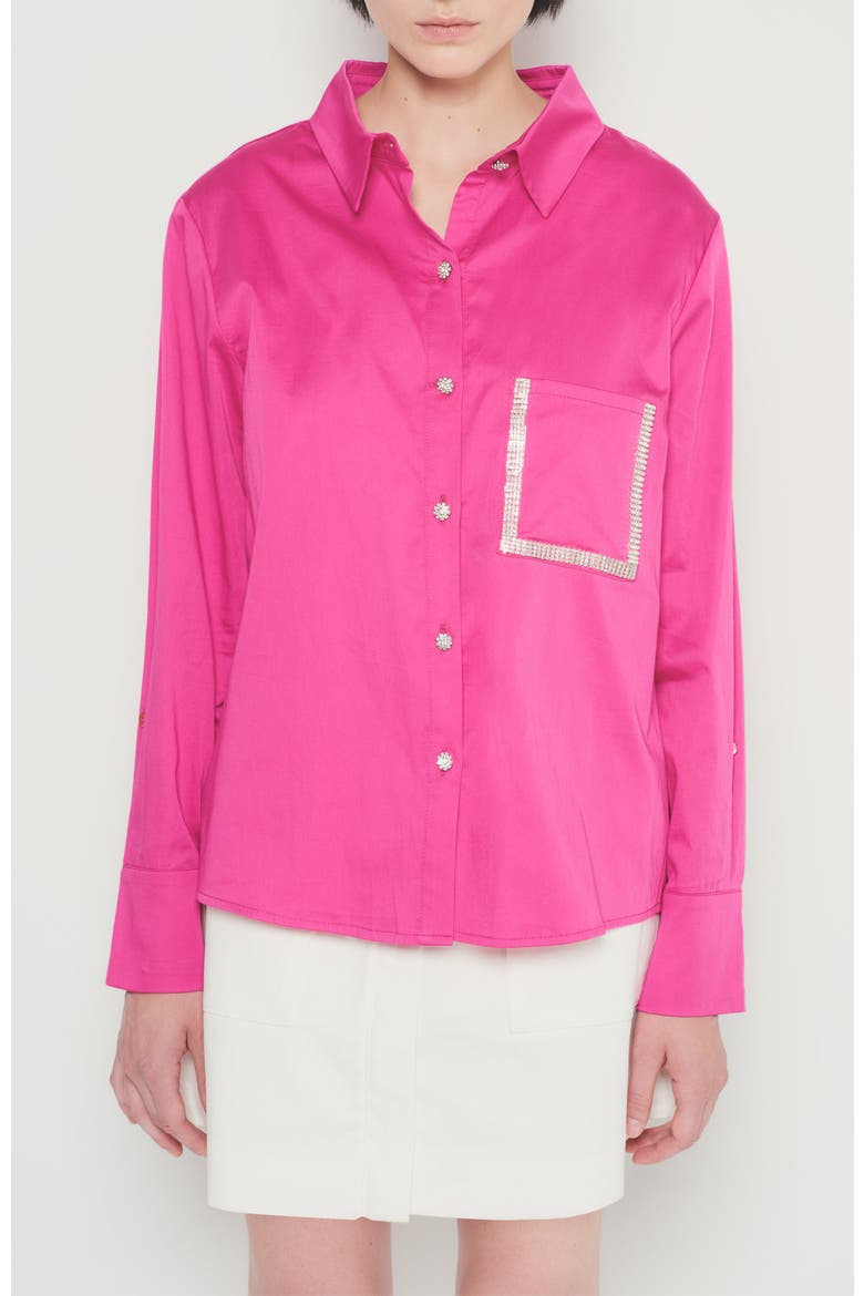 Valentina Blouse, Main, color, Magenta