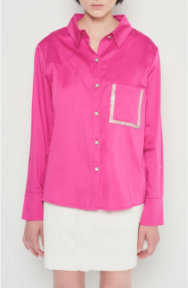 AS by DF Valentina Blouse, Main, color, Magenta