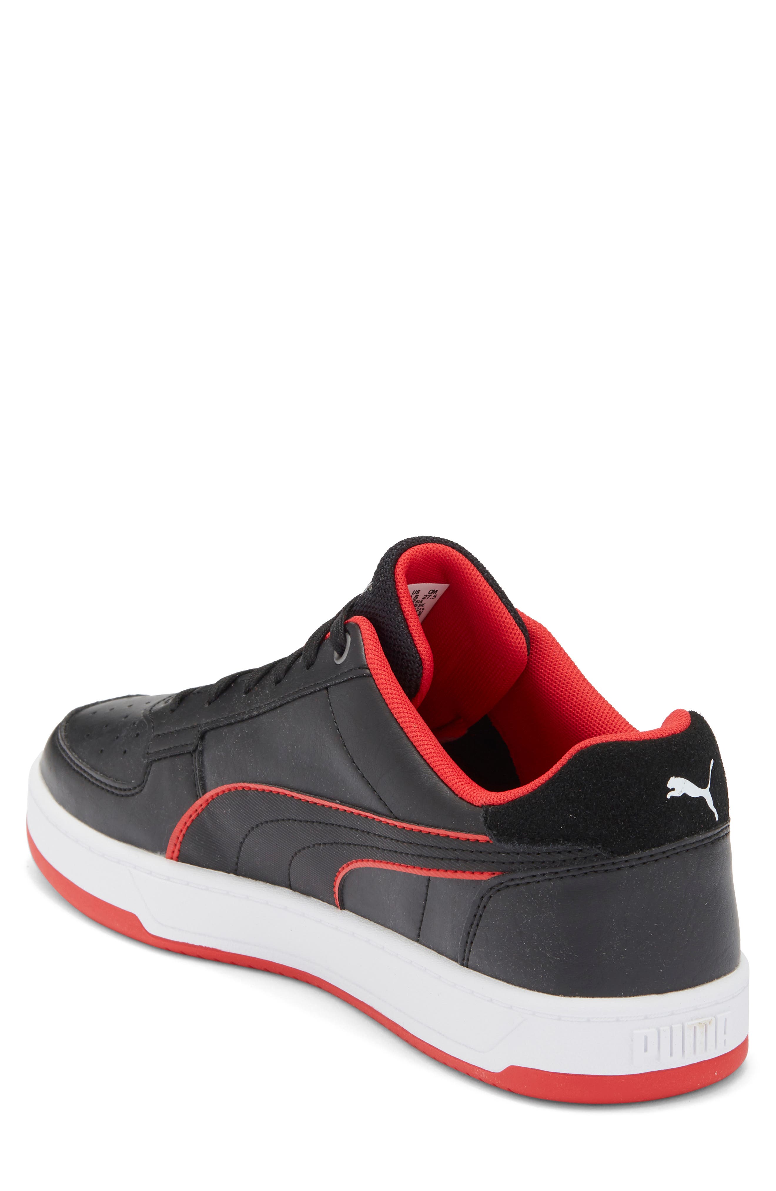 PUMA x Scuderia Ferrari Caven 2.0 Sneaker, Alternate, color, Puma Black/ Rosso Corsa