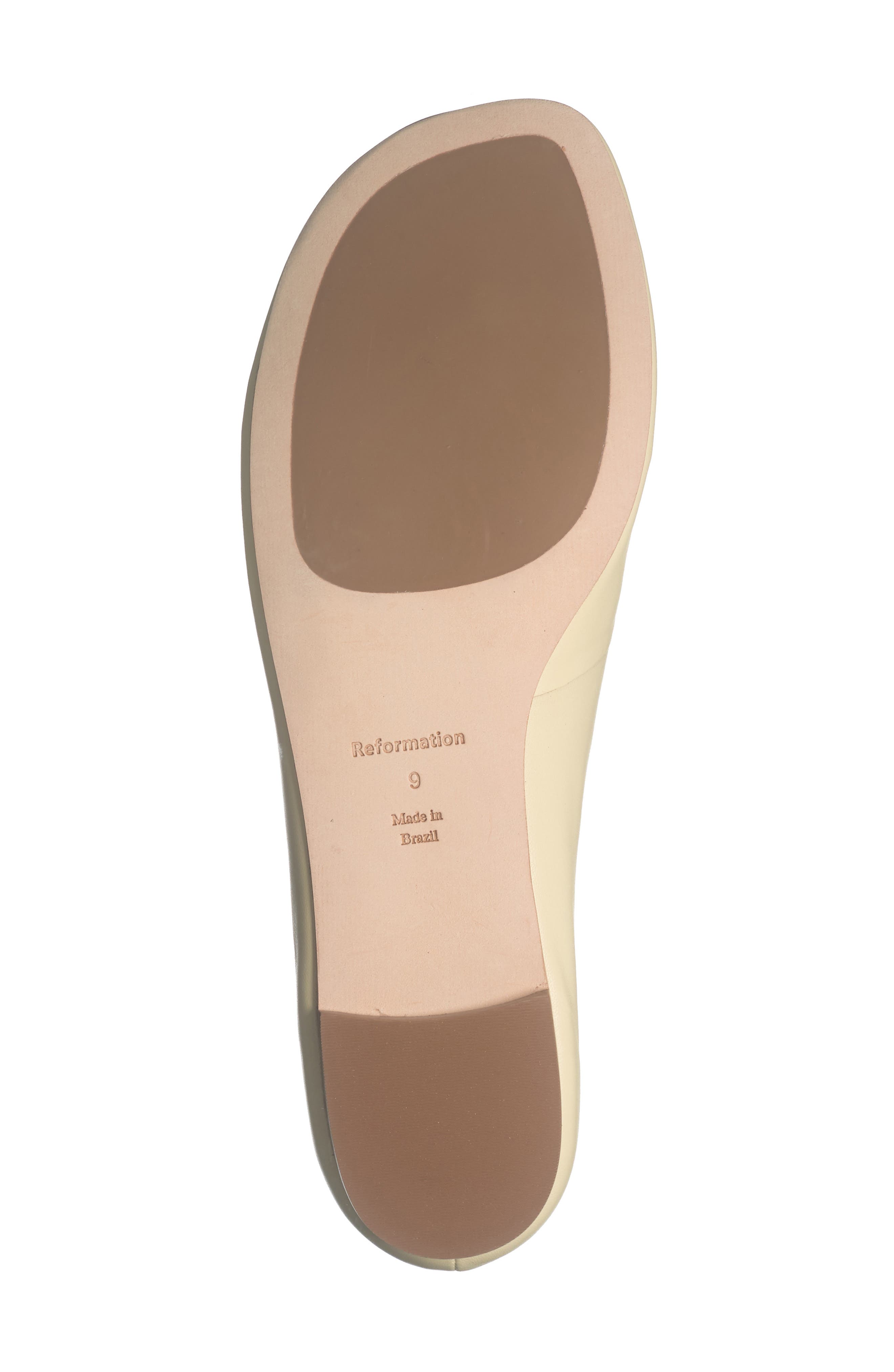 Reformation Brenna Ballet Flat, Alternate, color, 