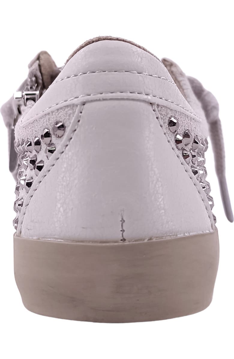 SHUSHOP Kids' Rock Star Studded Sneaker, Alternate, color,