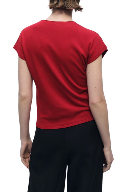 Shop Mango Fine Knit Sleeveless Sweater In Red