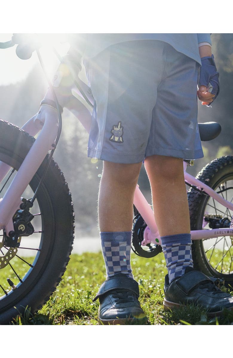 Roarsome Sparkle Riders Shorts, Alternate, color, Light Purple