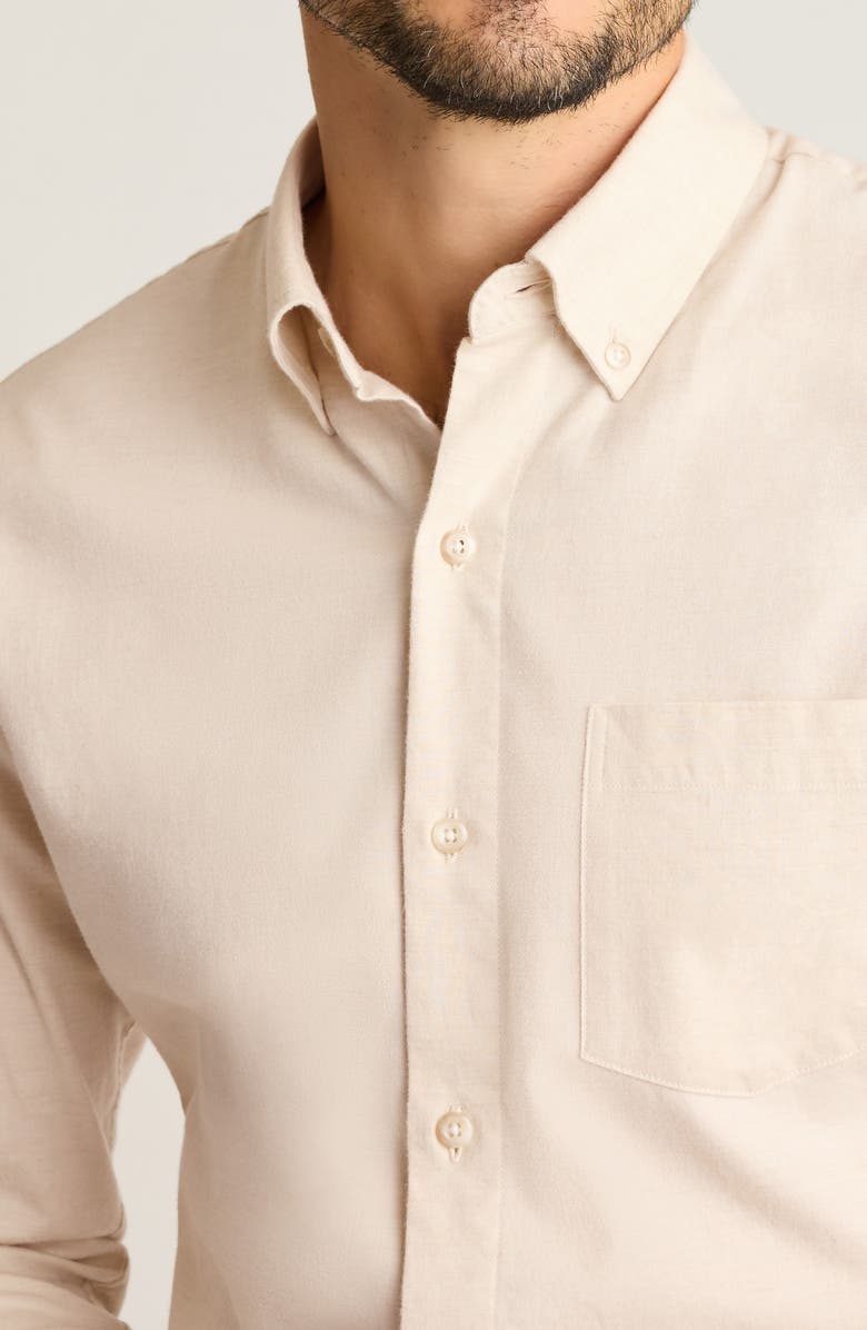 Bonobos Lightweight Flannel Button-Down Shirt, Alternate, color, Solid Twill Flannel C2