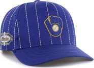 '47 Men's '47 x Rawlings Royal Milwaukee Brewers Pinstripe Hitch Adjustable Hat