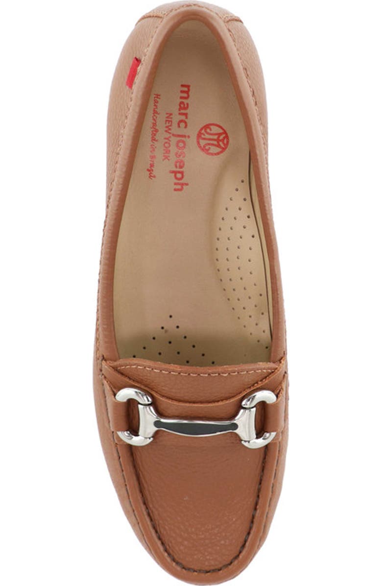 Marc Joseph New York Grand Street Leather Buckle Loafer, Alternate, color, Cognac Grainy