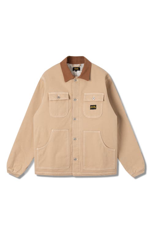 Stan Ray Pork Chop Jacket In Antique Khaki Duck