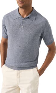 Eton Linen & Cotton Fine Knit Polo