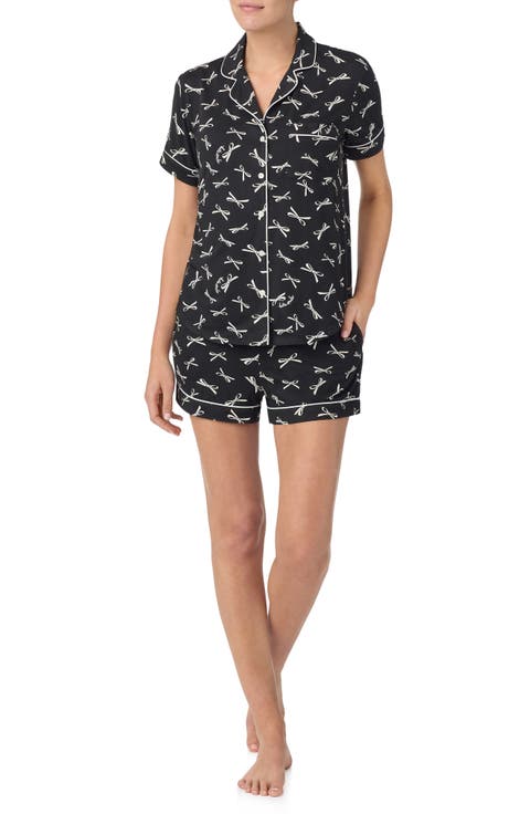print short pajamas
