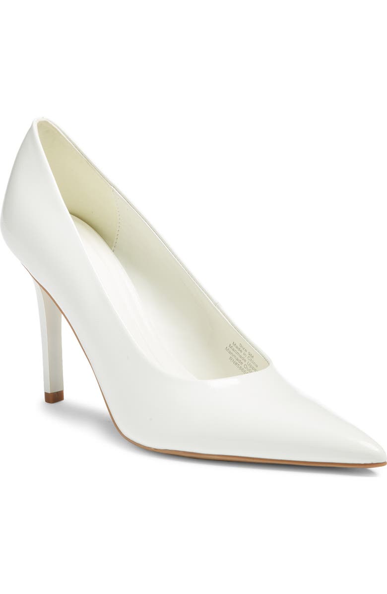 Open Edit Demetra Pointed Toe Pump, Main, color, White Ice